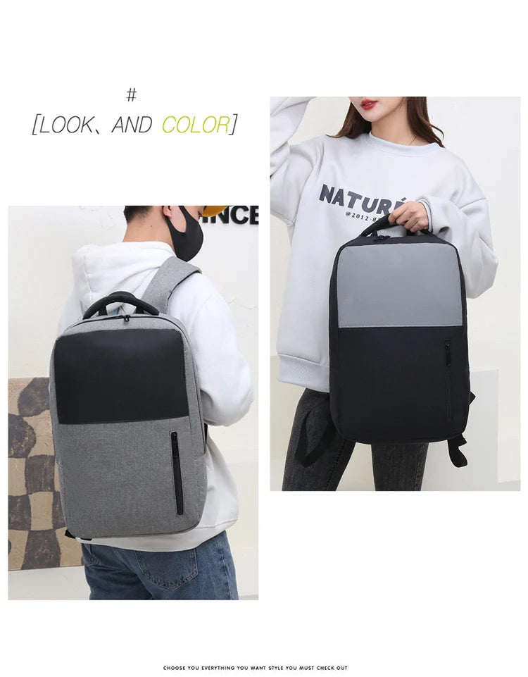 Bnanzo Grey Simple School & College Bag – Reliable Everyday Carry