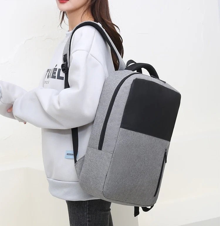 Bnanzo Grey Simple School & College Bag – Reliable Everyday Carry
