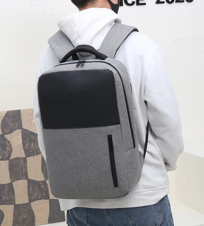 Bnanzo Grey Simple School & College Bag – Reliable Everyday Carry