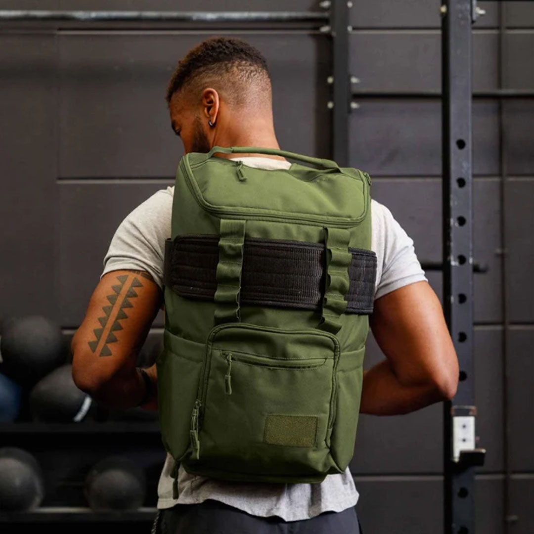 Bnanzo Core Backpack 25L – Weightlifter’s Essential in Green