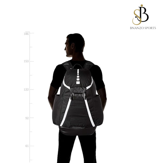 Black & Blue Basketball Bag – Durable, Spacious & Stylish Gear Storage