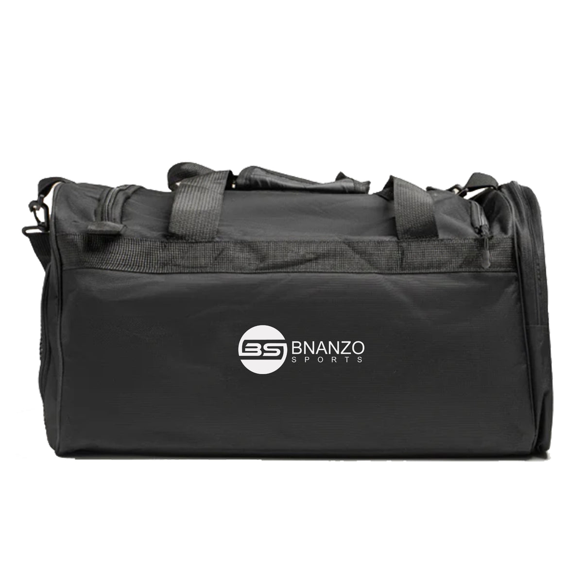 BNANZO Sports Adventure ProTrek Gym Duffel Bag – Black with Shoe Compartment