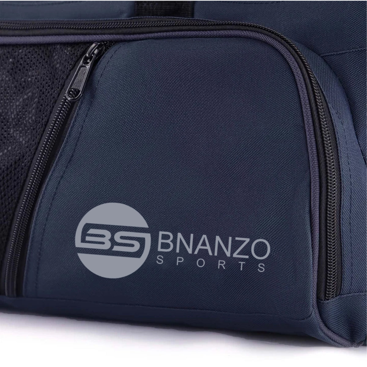 40L Gym Duffel Bag with Shoe Compartment – Navy Blue | BNANZO Sports