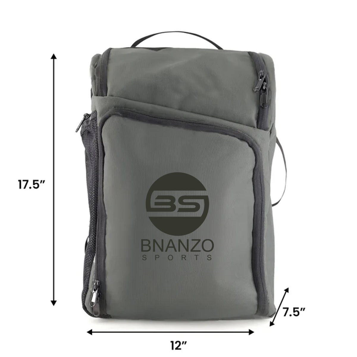 BNANZO Sports Infinit Gym & Travel Backpack with Shoe Compartment – Grey