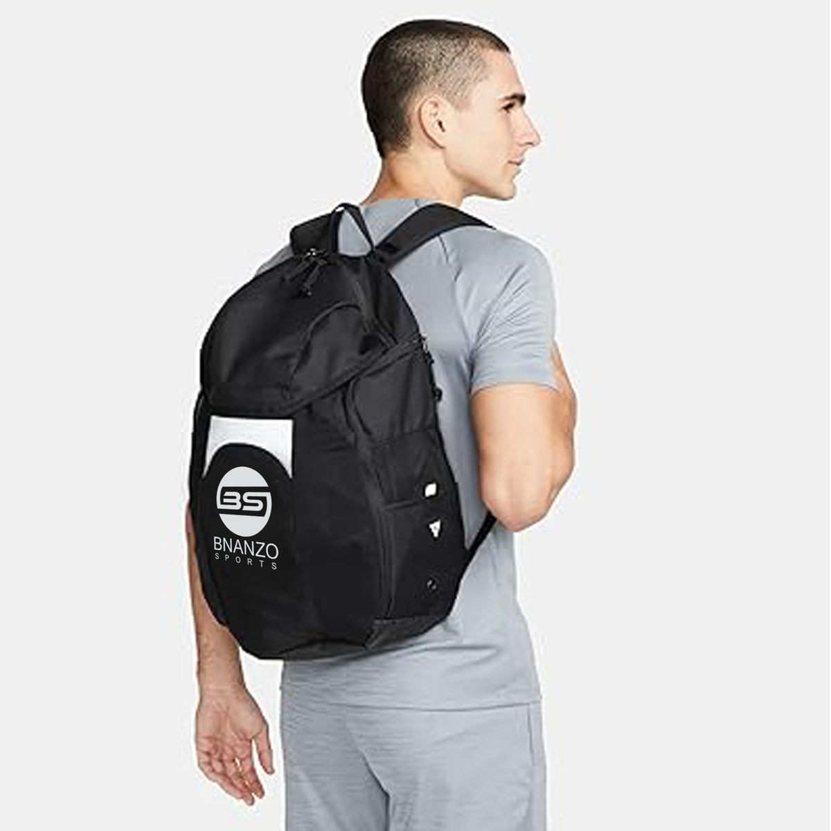 BNANZO Sports StormGuard 30L Waterproof-Style Training Backpack – Black