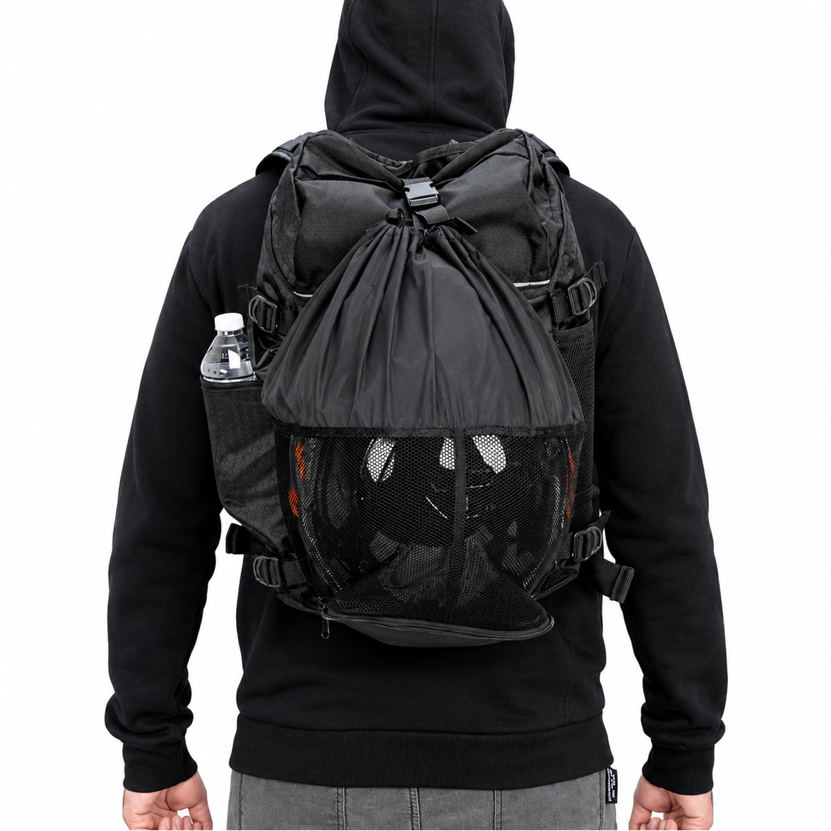BNANZO Sports Rebel X Motorcycle & Tactical Backpack – Black