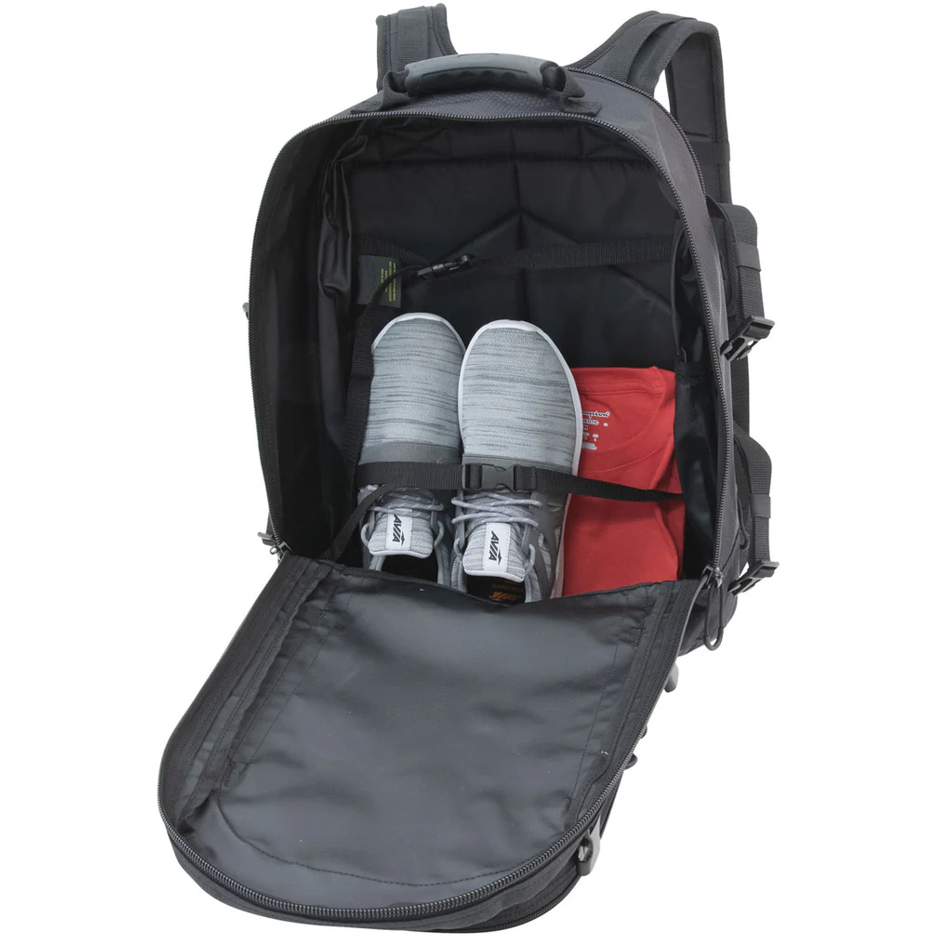 Mercury Luggage Black Sports Backpack – Durable & Travel-Ready