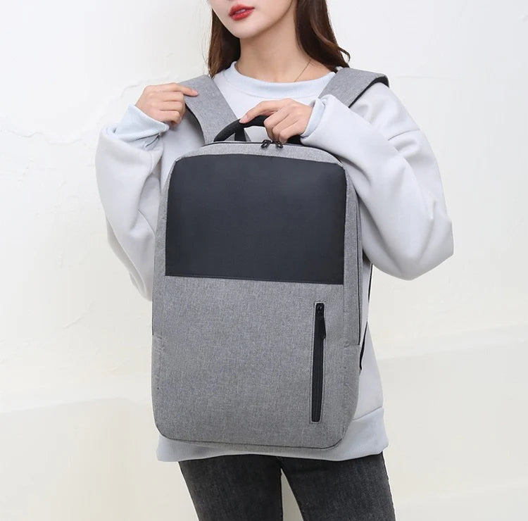 Bnanzo Grey Simple School & College Bag – Reliable Everyday Carry
