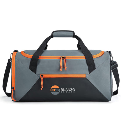 36L Gym Duffel Bag with Wet Compartment & Dividers