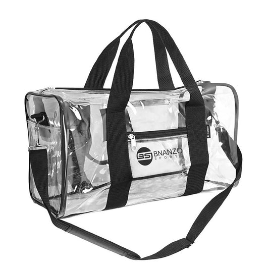 Clear Transparent Duffel Bag for Gym, Sports & Travel | BNANZO Sports