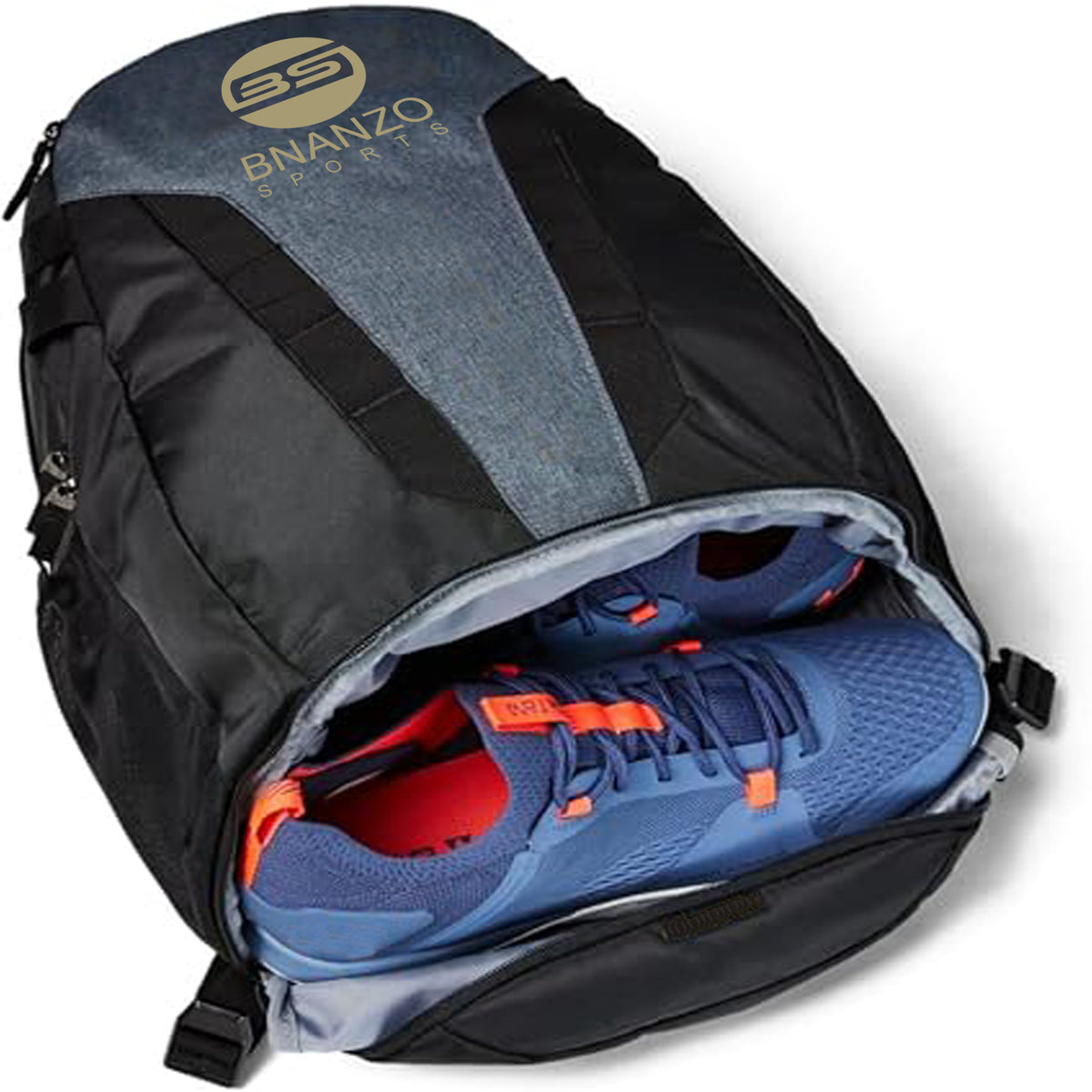 Bnanzo Dual-Tone Sports Backpack – Ergonomic & Durable