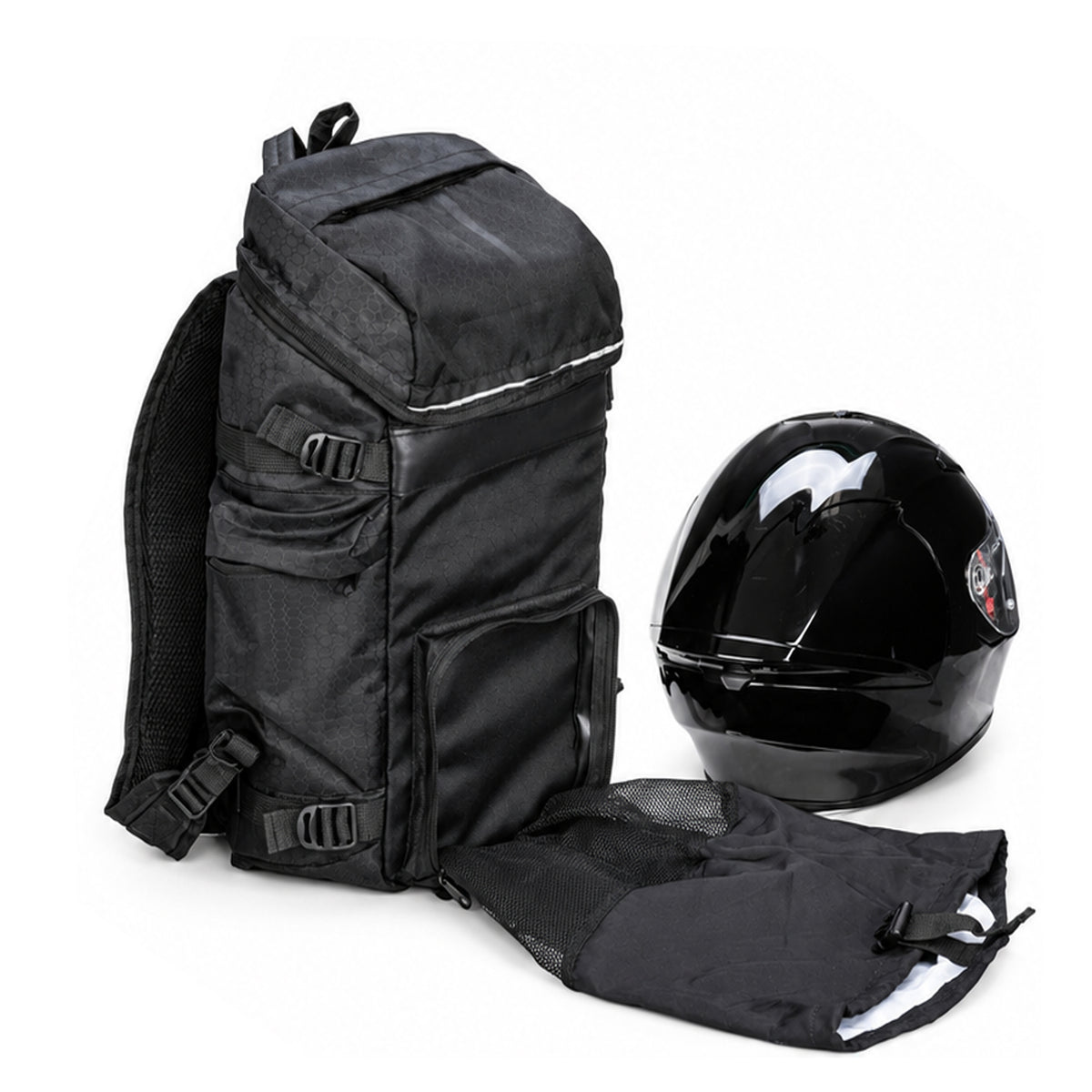 BNANZO Sports Rebel X Motorcycle & Tactical Backpack – Black