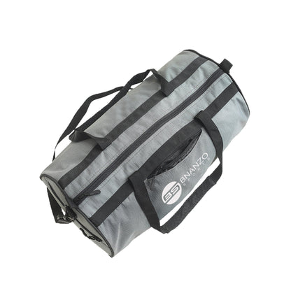 BNANZO Sports Pack-N-Go 24L Grey Duffel Bag – Lightweight Gym & Travel Bag