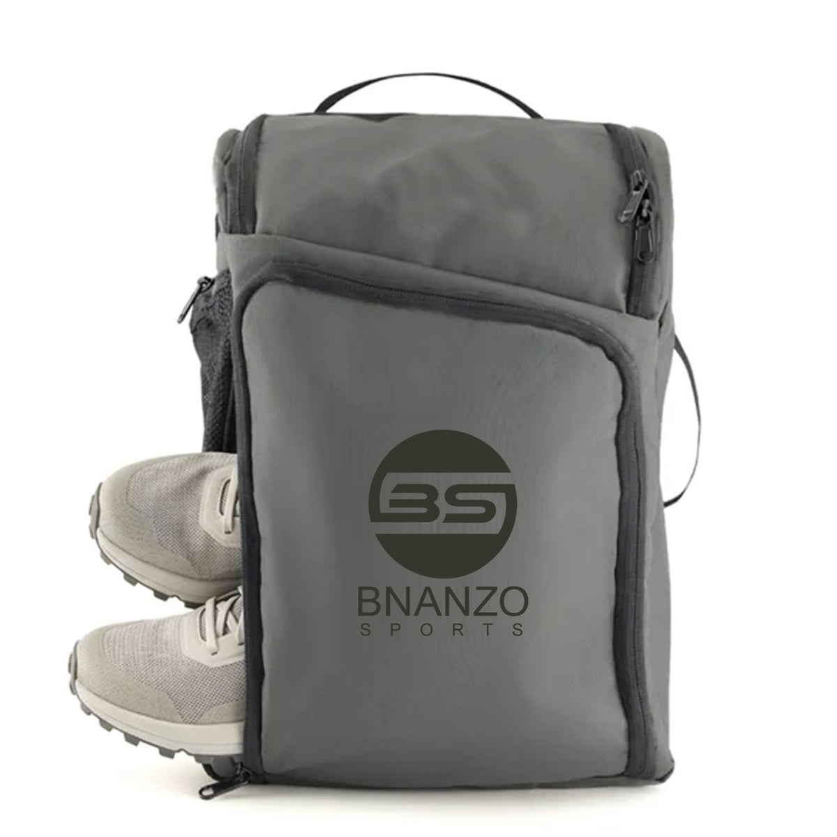 BNANZO Sports Infinit Gym & Travel Backpack with Shoe Compartment – Grey