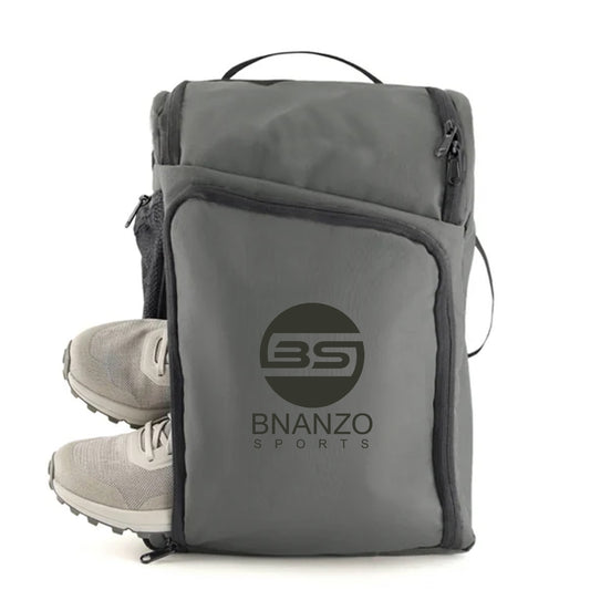 BNANZO Sports Infinit Gym & Travel Backpack with Shoe Compartment – Grey