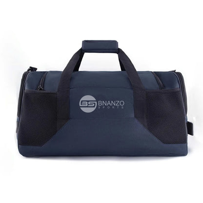 40L Gym Duffel Bag with Shoe Compartment – Navy Blue | BNANZO Sports