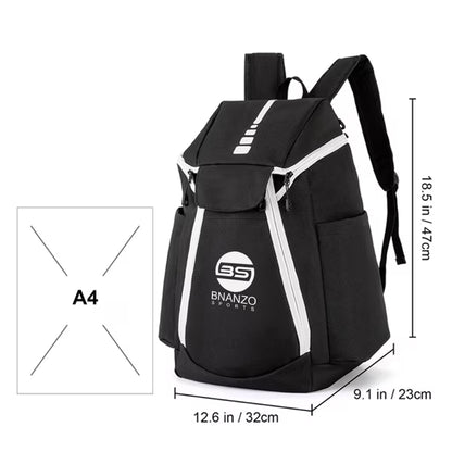Black & Blue Basketball Bag – Durable, Spacious & Stylish Gear Storage