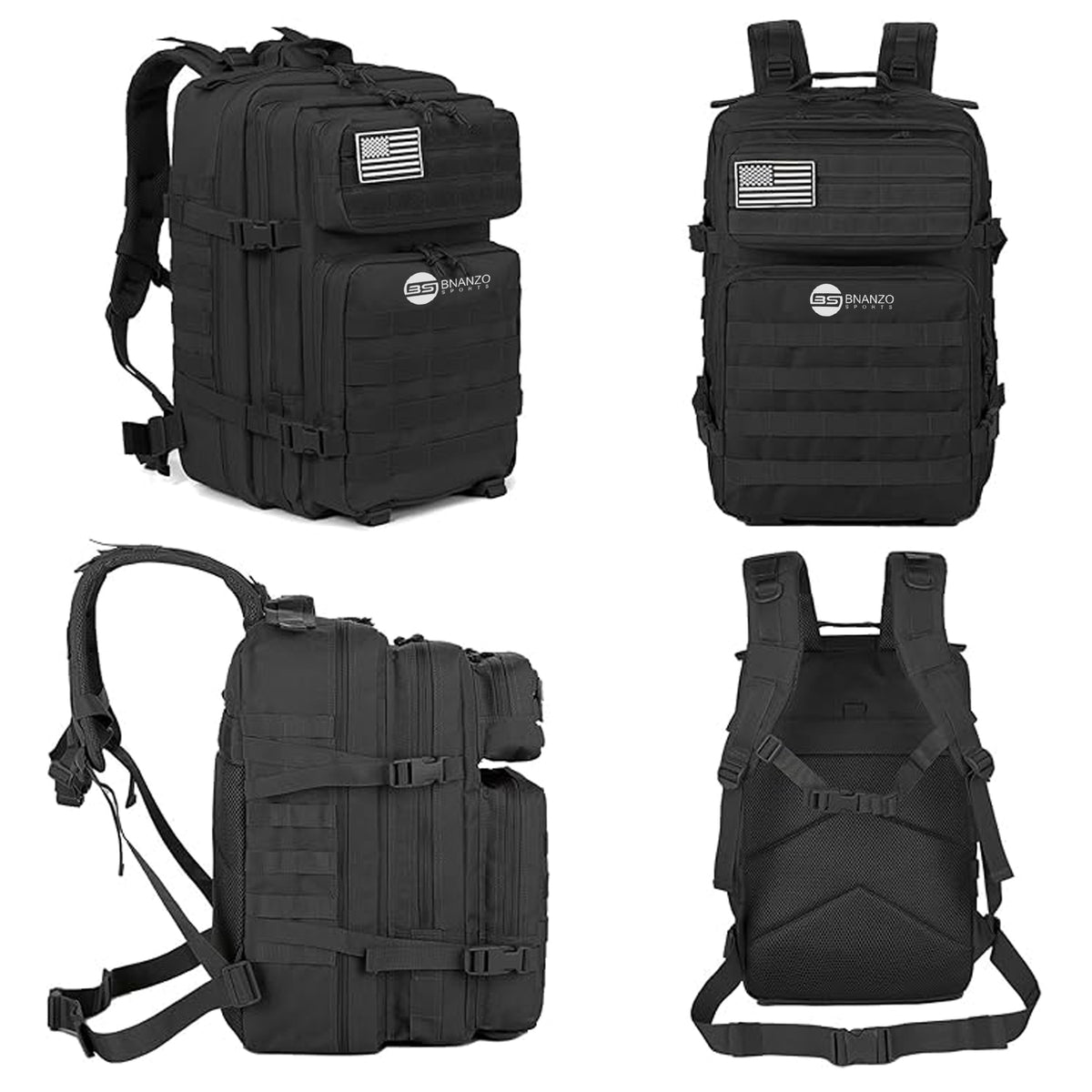 BNANZO TitanForce Tactical Backpack – 50L & 65L