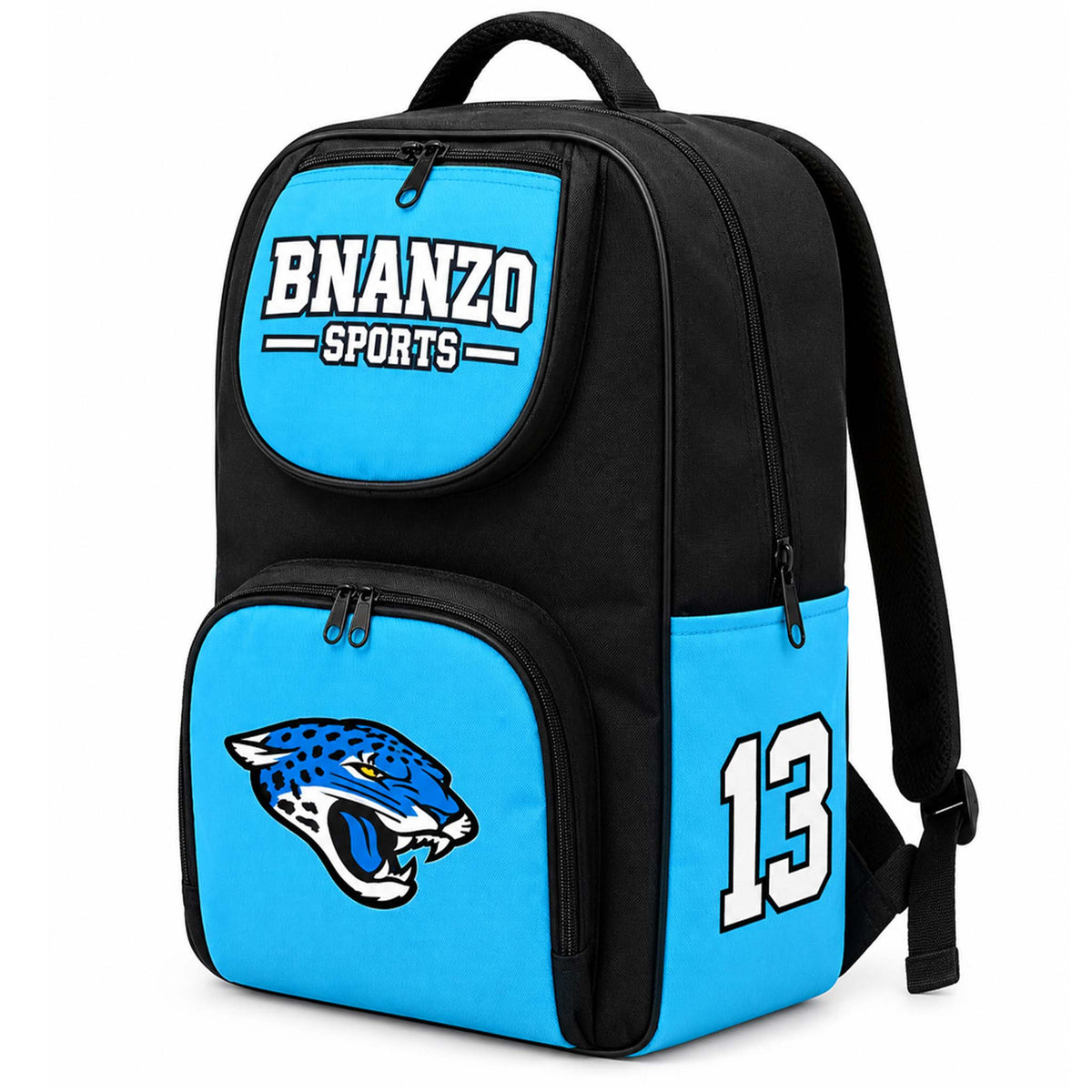 BNANZO Wildcat Elite Sports Backpack – Black & Electric Blue