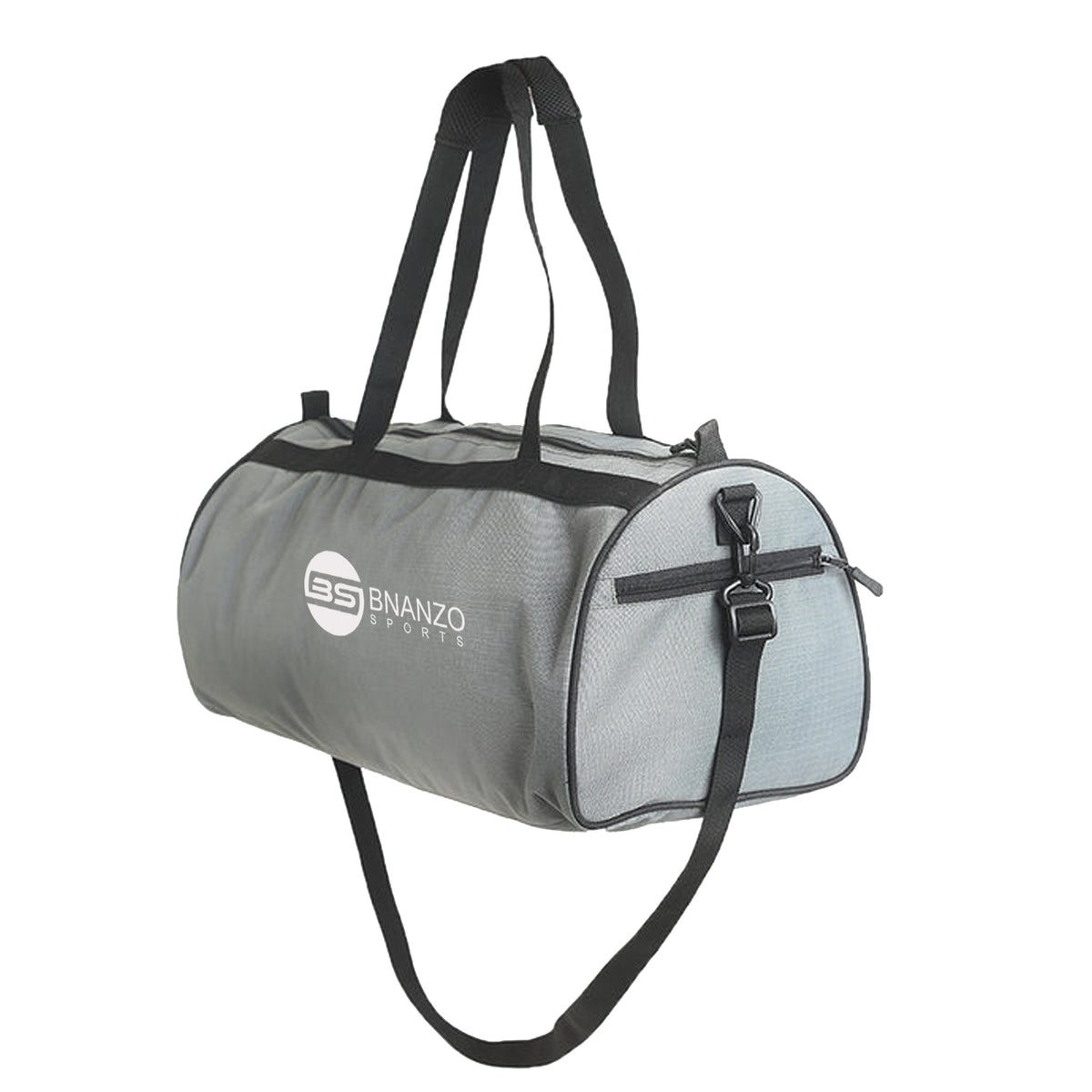 BNANZO Sports Pack-N-Go 24L Grey Duffel Bag – Lightweight Gym & Travel Bag