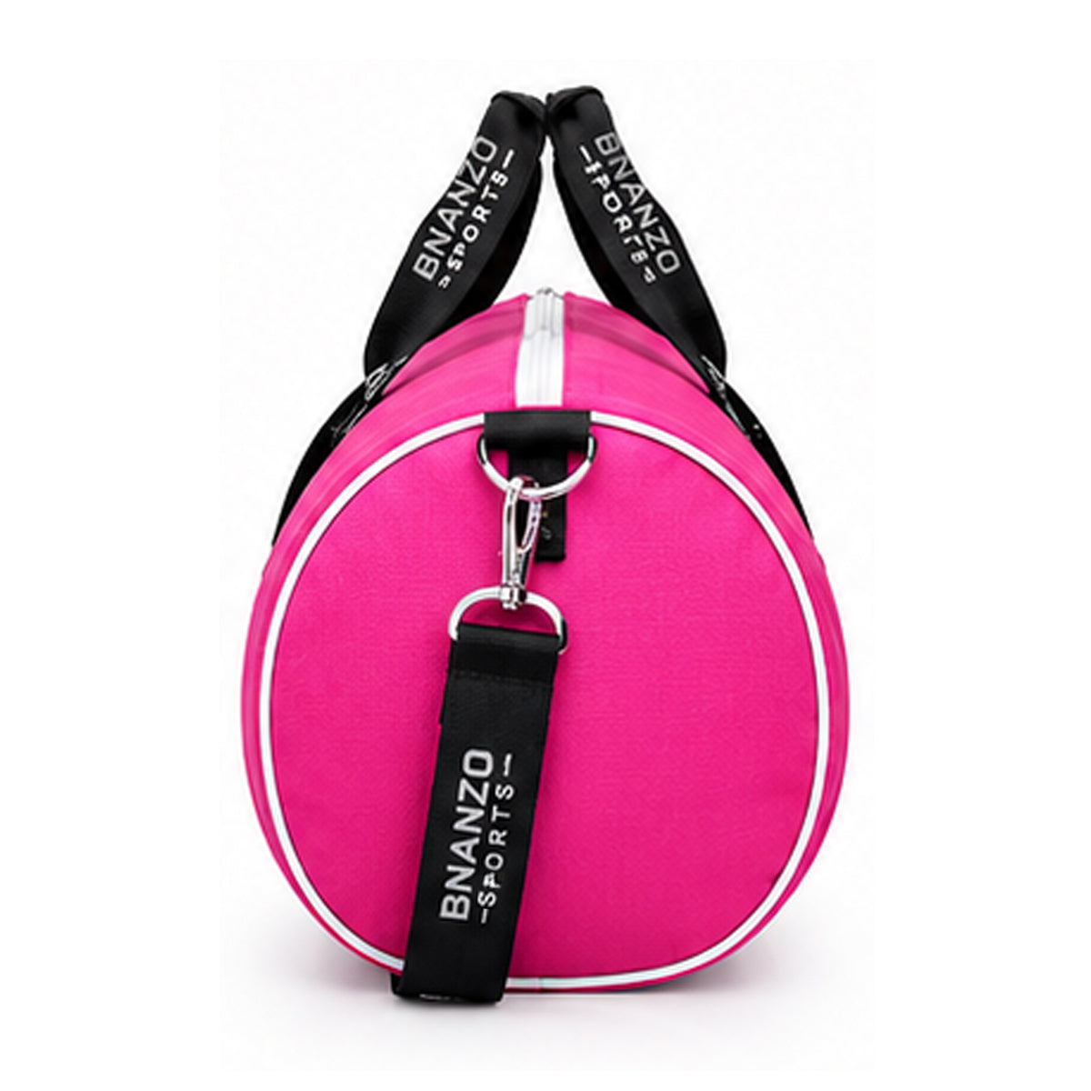 BNANZO Sports Pink Gym Duffel Bag with Shoe Compartment for Women