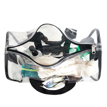 Clear Transparent Duffel Bag for Gym, Sports & Travel | BNANZO Sports