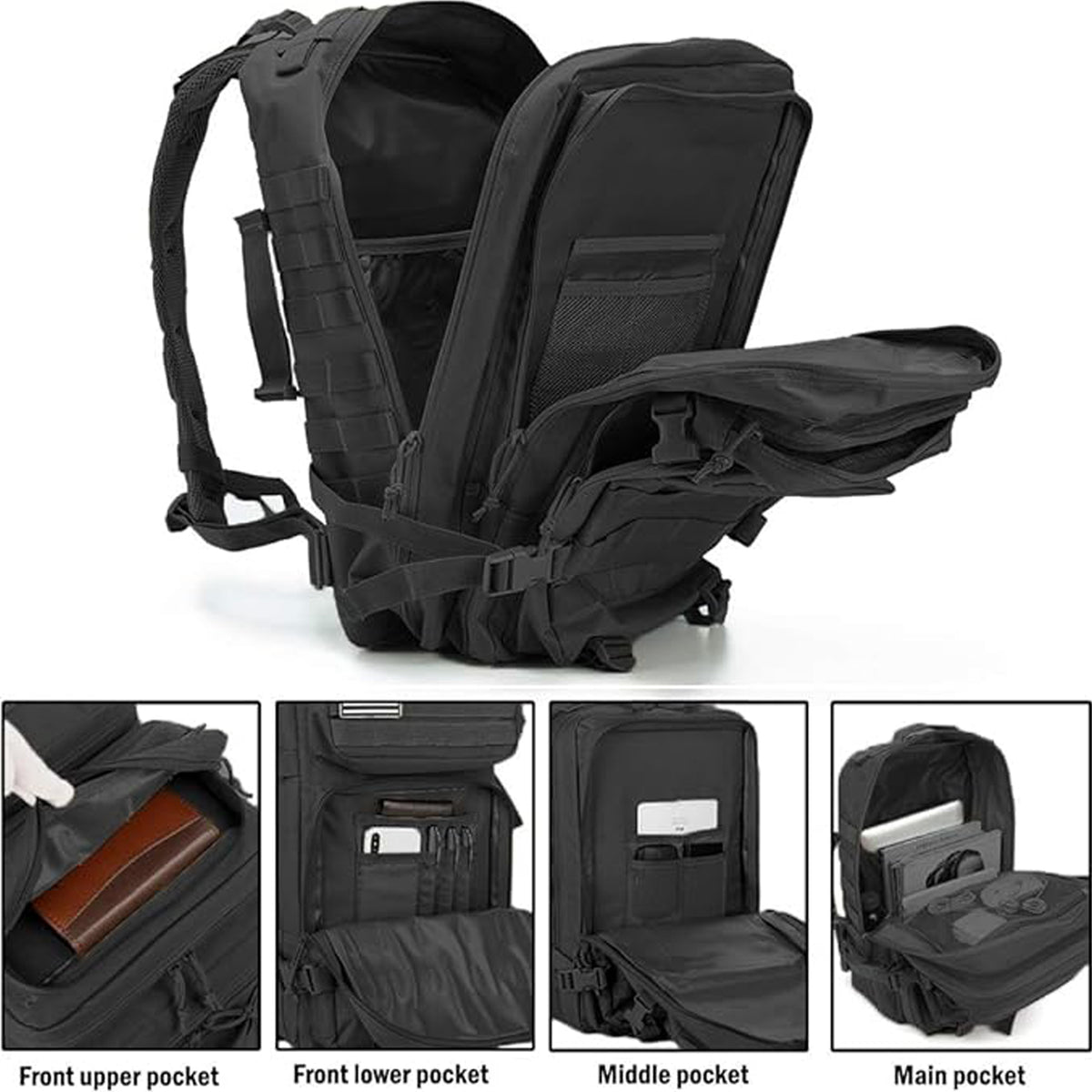 BNANZO TitanForce Tactical Backpack – 50L & 65L