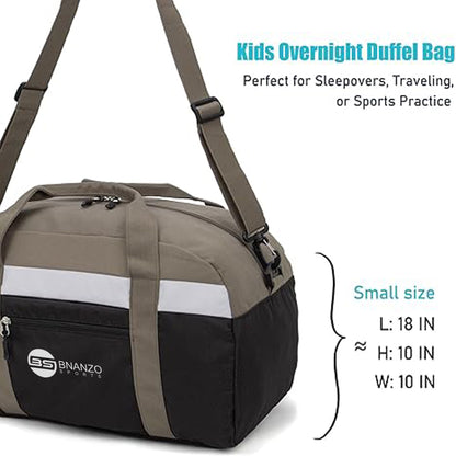 Kids Duffel Bag with Shoe Compartment – Overnight & Sports Bag | BNANZO Sports