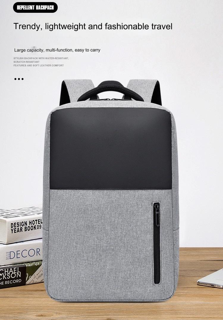 Bnanzo Grey Simple School & College Bag – Reliable Everyday Carry