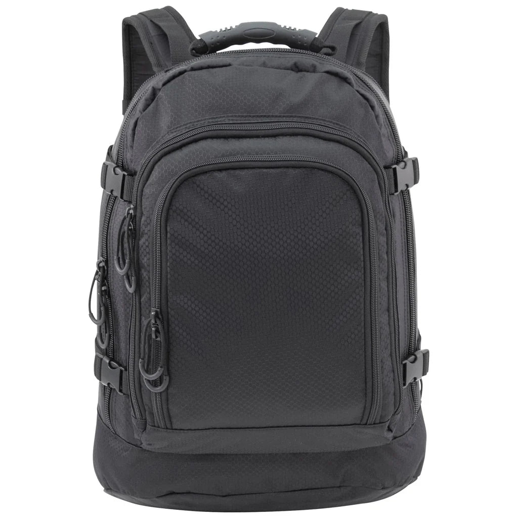 Mercury Luggage Black Sports Backpack – Durable & Travel-Ready